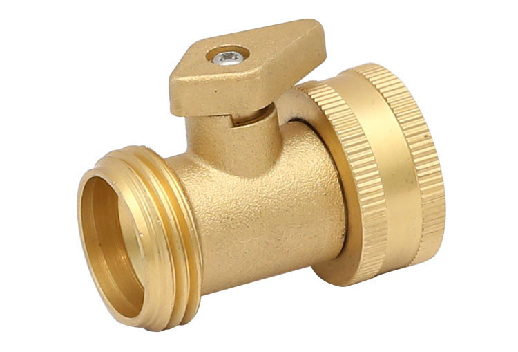 ทองเหลือง shut-off valve with copper handle made in China